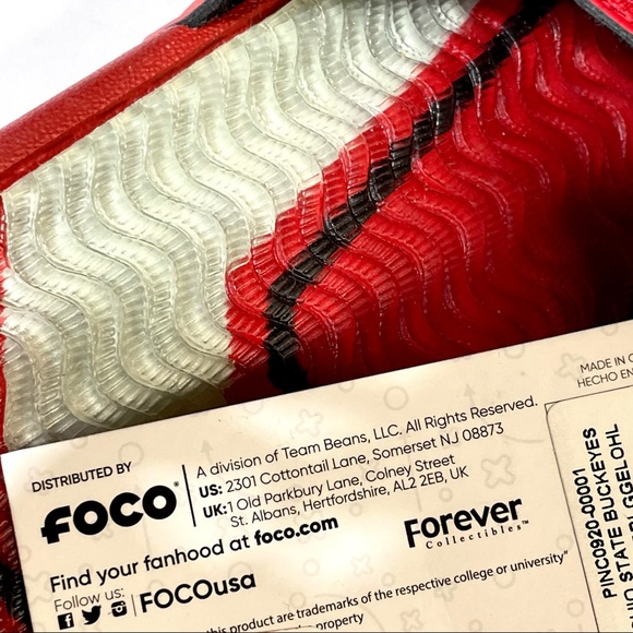 Foco OSU Ohio State Men’s Buckeyes Flip-Flop Slip-On Slippers Sz L 11-12 New - Picture 13 of 13